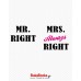 Mr&Mrs Right Mr&Mrs Right